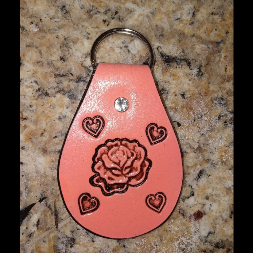 Handcrafted Leather Keychain